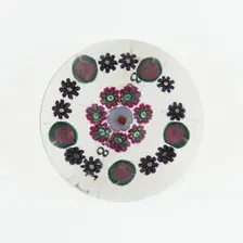 Paperweight, France, c. 1845/60. Creator: Clichy Glassworks