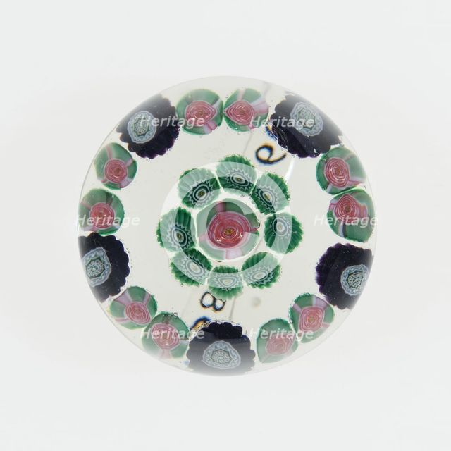 Paperweight, France, c. 1845/60. Creator: Clichy Glassworks.