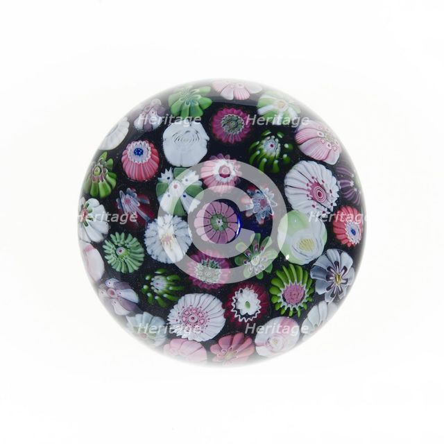 Paperweight, France, c. 1845/60. Creator: Clichy Glassworks.