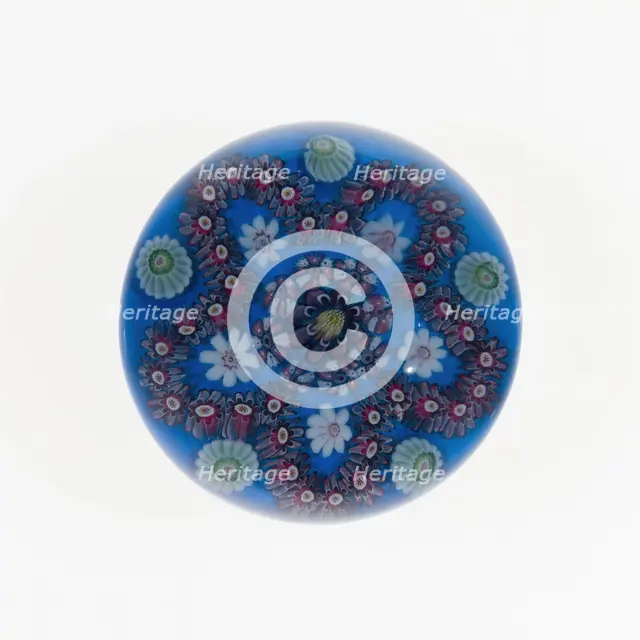 Paperweight, France, c. 1845/60. Creator: Clichy Glassworks.