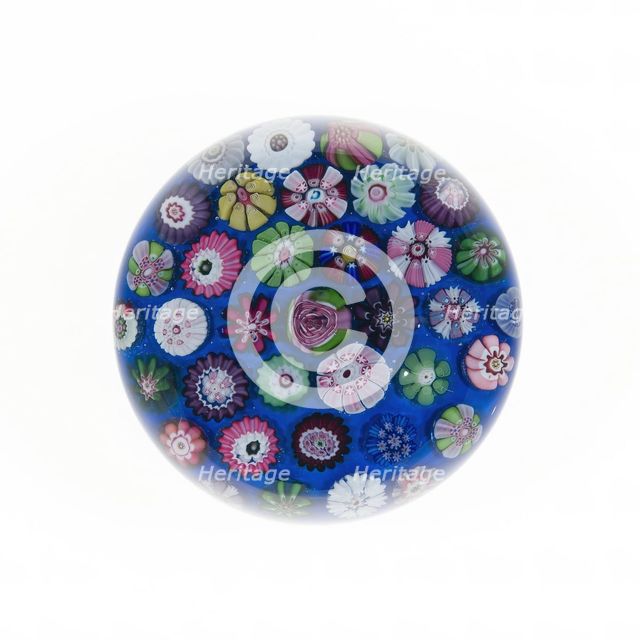 Paperweight, France, c. 1845/60. Creator: Clichy Glassworks.