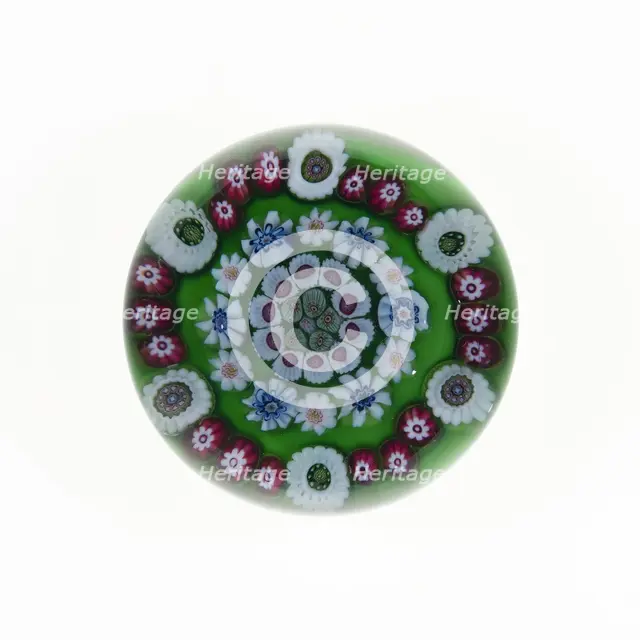 Paperweight, France, c. 1845/60. Creator: Clichy Glassworks.