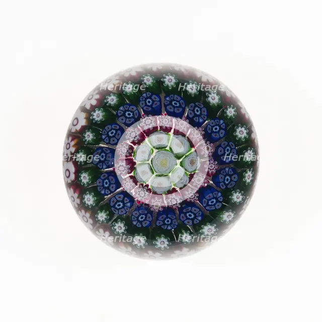 Paperweight, France, c. 1845/60. Creator: Clichy Glassworks.