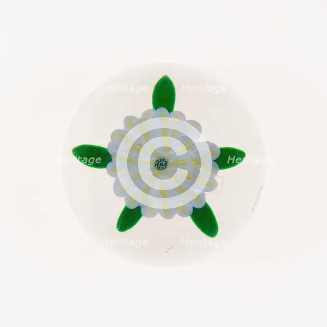 Paperweight, France, c. 1845/60. Creator: Clichy Glassworks.
