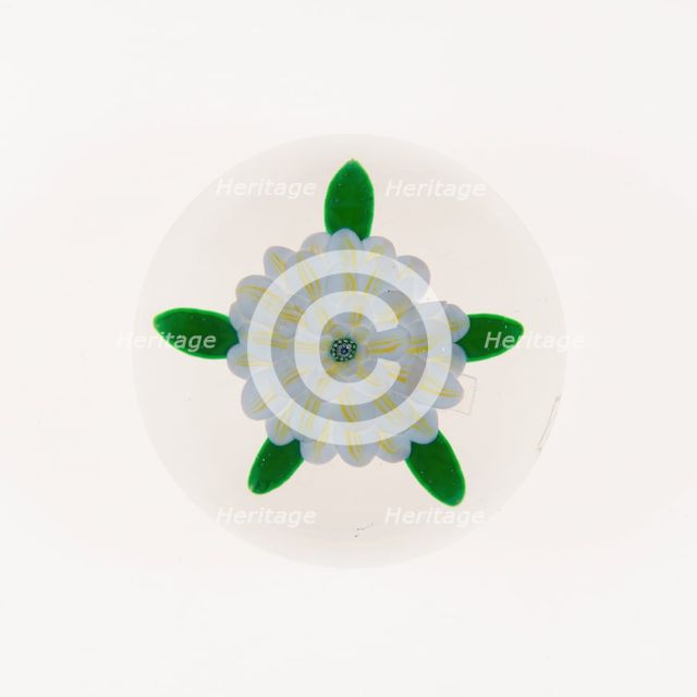 Paperweight, France, c. 1845/60. Creator: Clichy Glassworks.