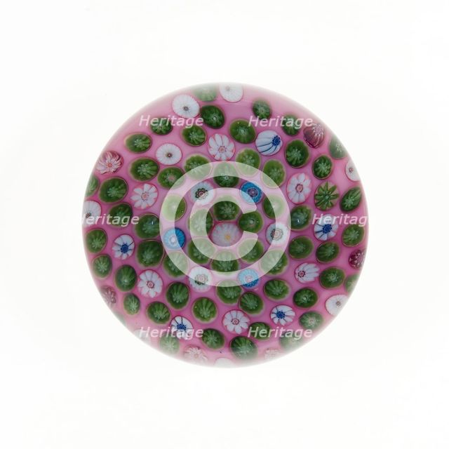 Paperweight, France, c. 1845/60. Creator: Clichy Glassworks.