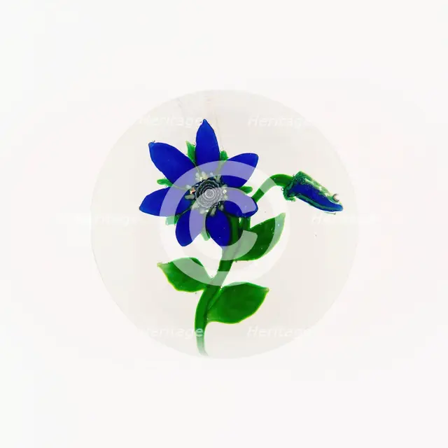 Paperweight, France, c. 1845/60. Creator: Clichy Glassworks.