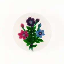 Paperweight, France, c. 1845/60. Creator: Clichy Glassworks