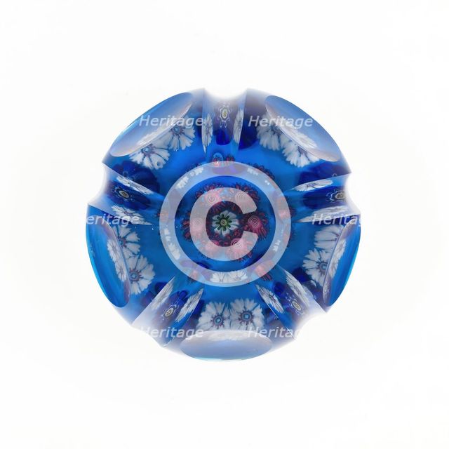 Paperweight, France, c. 1845/60. Creator: Clichy Glassworks.