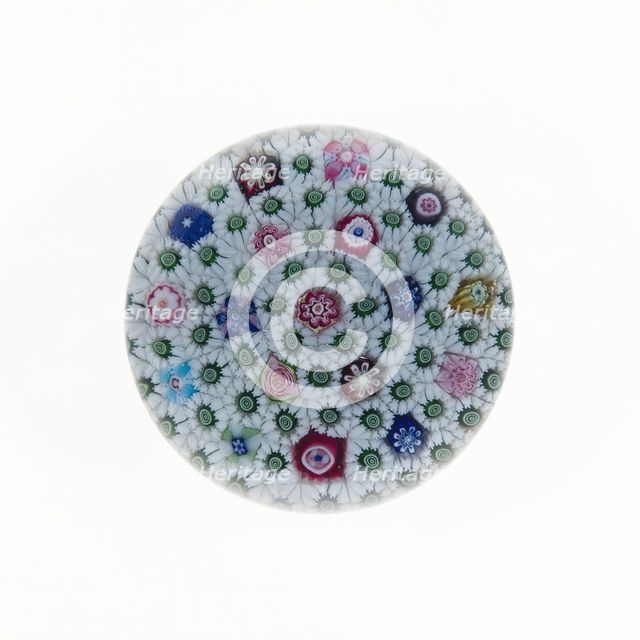 Paperweight, France, c. 1845/60. Creator: Clichy Glassworks.