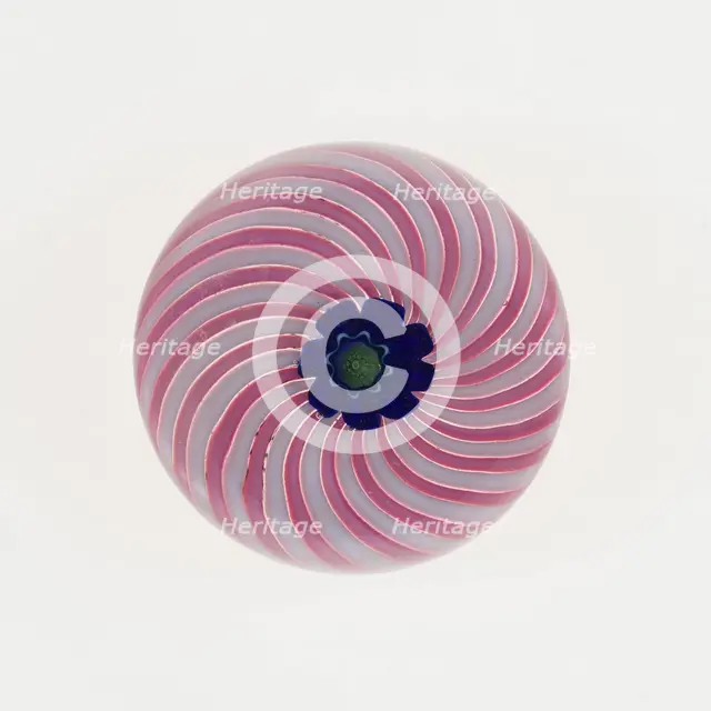 Paperweight, France, c. 1845/60. Creator: Clichy Glassworks.