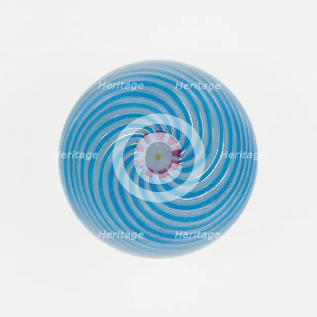 Paperweight, France, c. 1845/60. Creator: Clichy Glassworks.