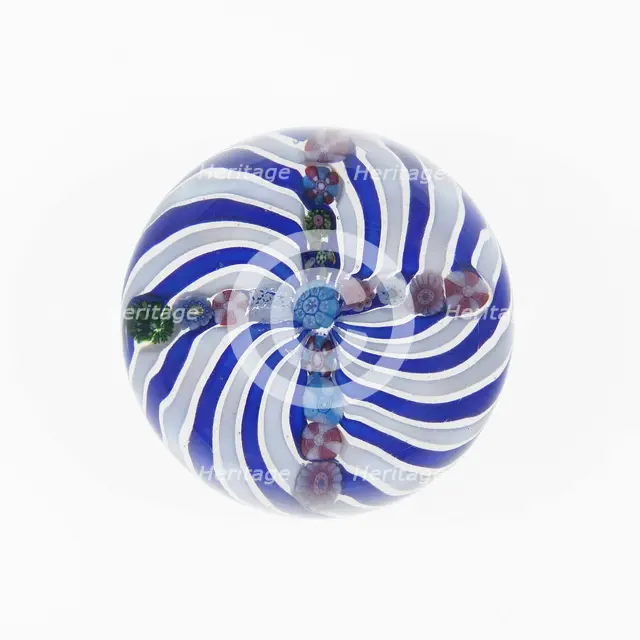 Paperweight, France, c. 1845/60. Creator: Clichy Glassworks.