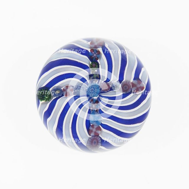 Paperweight, France, c. 1845/60. Creator: Clichy Glassworks.