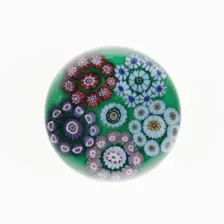 Paperweight, France, c. 1845/60. Creator: Clichy Glassworks