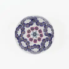 Paperweight, France, c. 1845/60. Creator: Clichy Glassworks