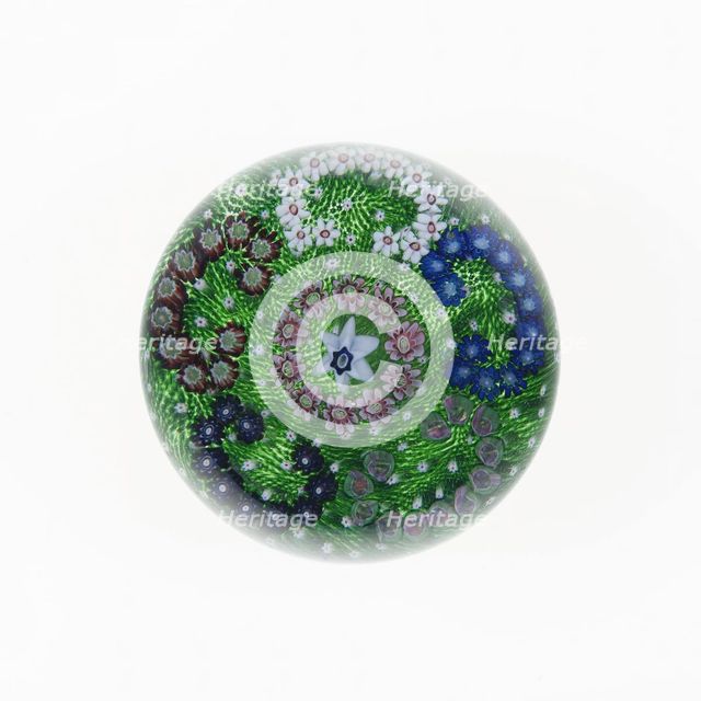 Paperweight, France, c. 1845/60. Creator: Clichy Glassworks.