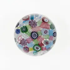 Paperweight, France, c. 1845/60. Creator: Clichy Glassworks