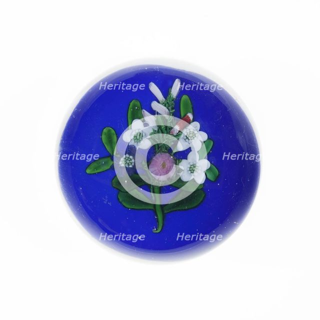 Paperweight, France, c. 1845/60. Creator: Clichy Glassworks.