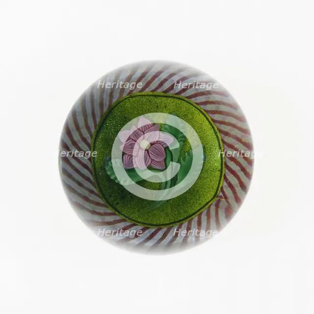Paperweight, France, c. 1845/60. Creator: Clichy Glassworks.
