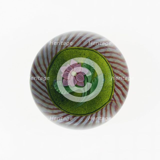 Paperweight, France, c. 1845/60. Creator: Clichy Glassworks.