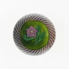 Paperweight, France, c. 1845/60. Creator: Clichy Glassworks