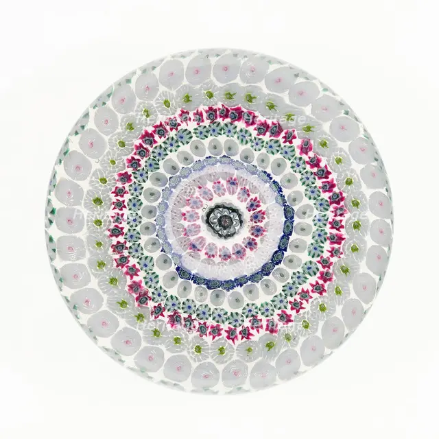 Paperweight, France, c. 1845/60. Creator: Clichy Glassworks.