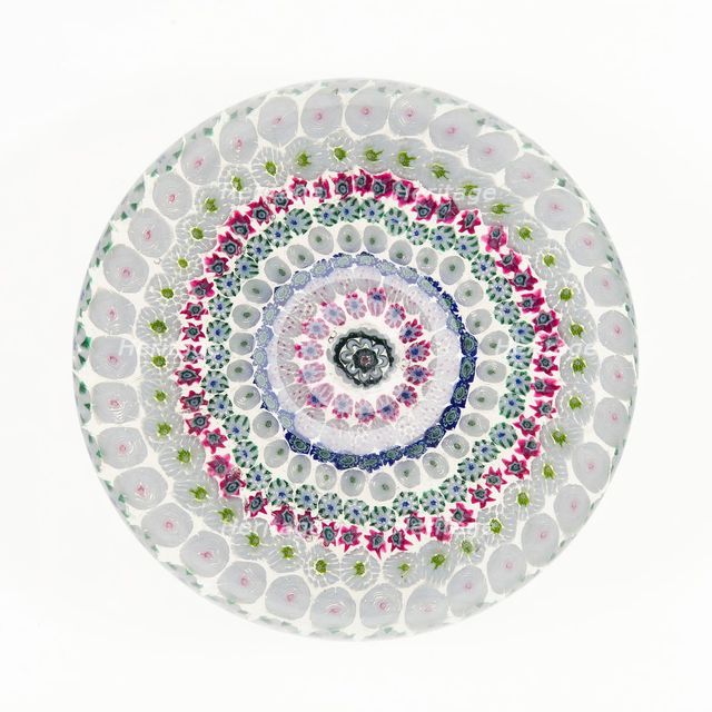 Paperweight, France, c. 1845/60. Creator: Clichy Glassworks.