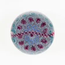 Paperweight, France, c. 1845-60. Creator: George Bacchus & Sons