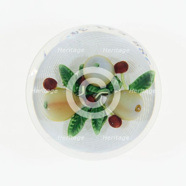 Paperweight, France, c. 1845-60. Creator: Saint-Louis Glassworks.