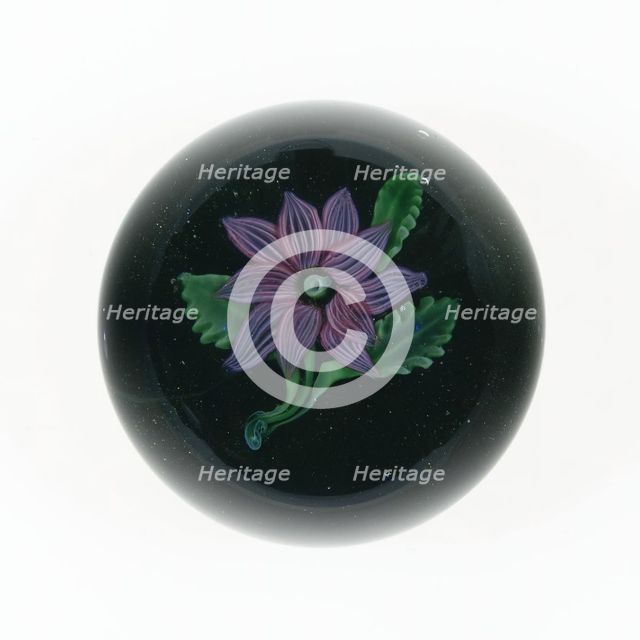 Paperweight, France, c. 1845-60. Creator: Saint-Louis Glassworks.