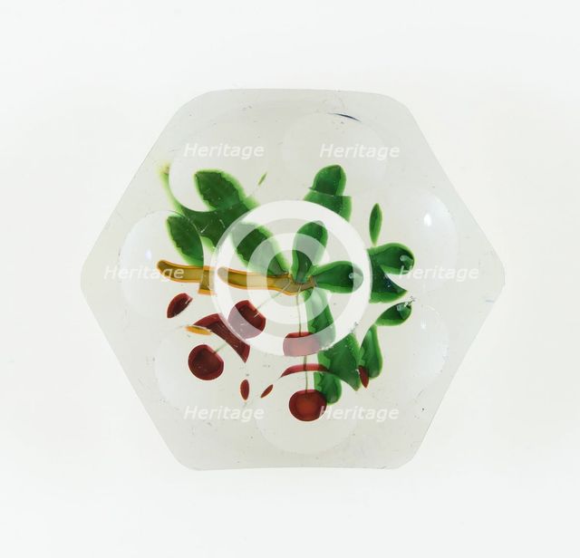 Paperweight, France, c. 1845-60. Creator: Saint-Louis Glassworks.