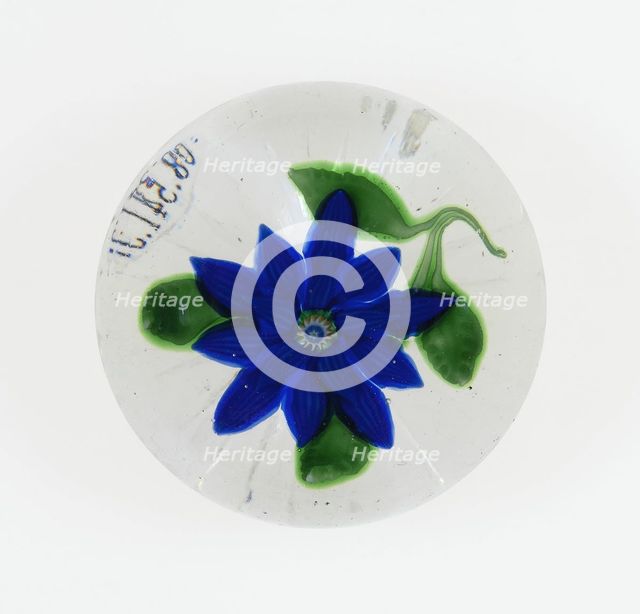 Paperweight, France, c. 1845-60. Creator: Saint-Louis Glassworks.