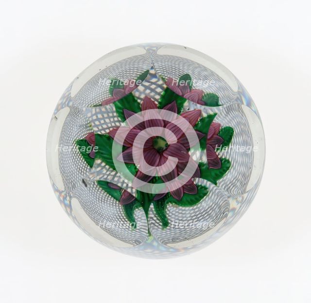 Paperweight, France, c. 1845-60. Creator: Saint-Louis Glassworks.