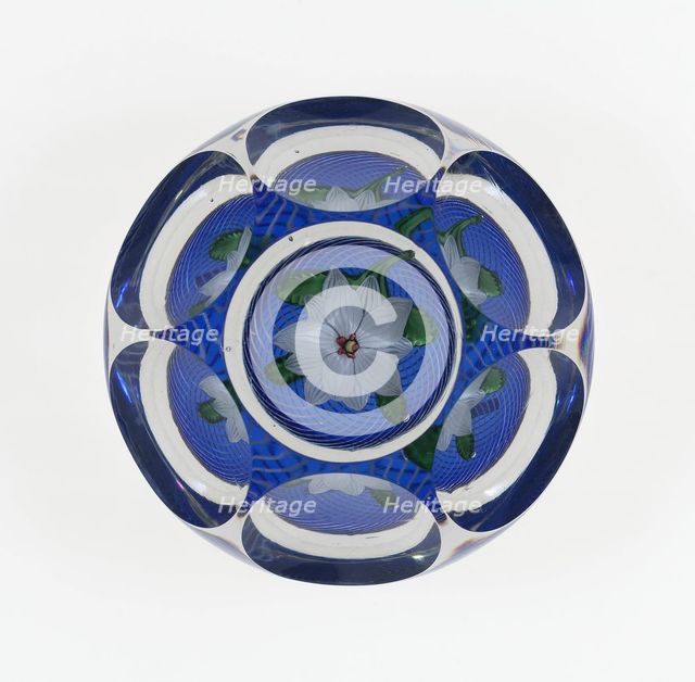 Paperweight, France, c. 1845-60. Creator: Saint-Louis Glassworks.