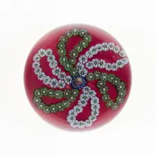 Paperweight, France, c. 1845/60. Creator: Saint-Louis Glassworks