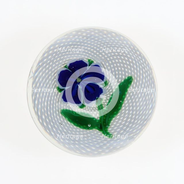 Paperweight, France, c. 1845-60. Creator: Saint-Louis Glassworks.
