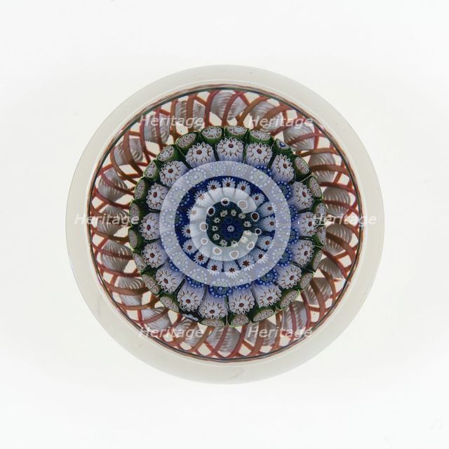 Paperweight, France, c. 1845-60. Creator: Saint-Louis Glassworks.