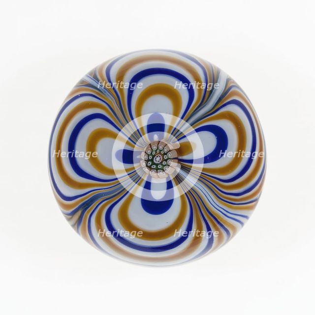 Paperweight, France, c. 1845-60. Creator: Saint-Louis Glassworks.
