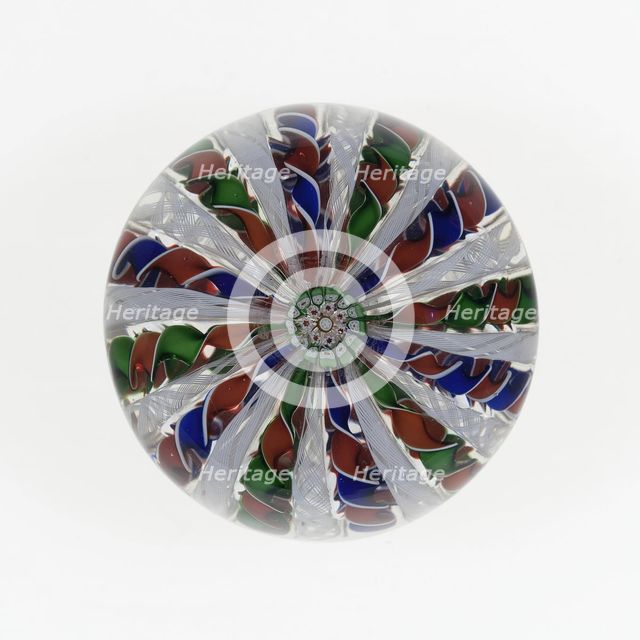 Paperweight, France, c. 1845-60. Creator: Saint-Louis Glassworks.