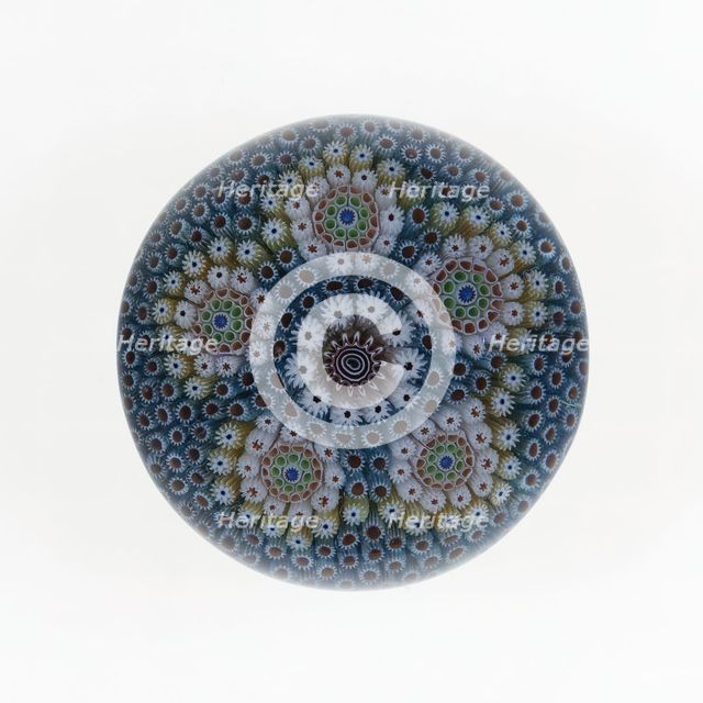 Paperweight, France, c. 1845-60. Creator: Saint-Louis Glassworks.
