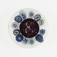 Paperweight, France, c. 1845-60. Creator: Saint-Louis Glassworks