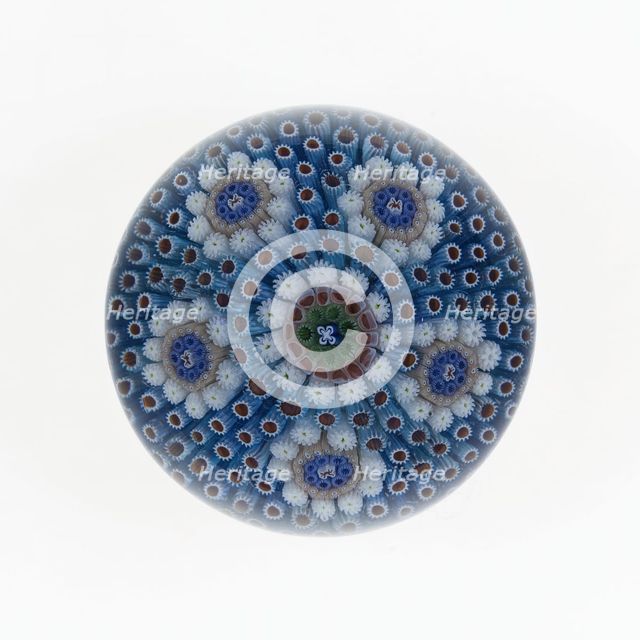 Paperweight, France, c. 1845-60. Creator: Saint-Louis Glassworks.