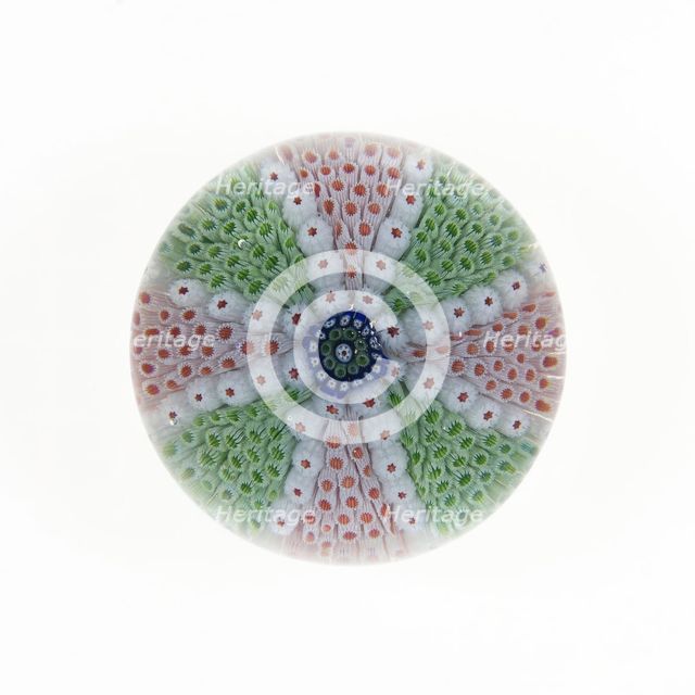 Paperweight, France, c. 1845/60. Creator: Saint-Louis Glassworks.