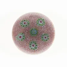 Paperweight, France, c. 1845/60. Creator: Saint-Louis Glassworks