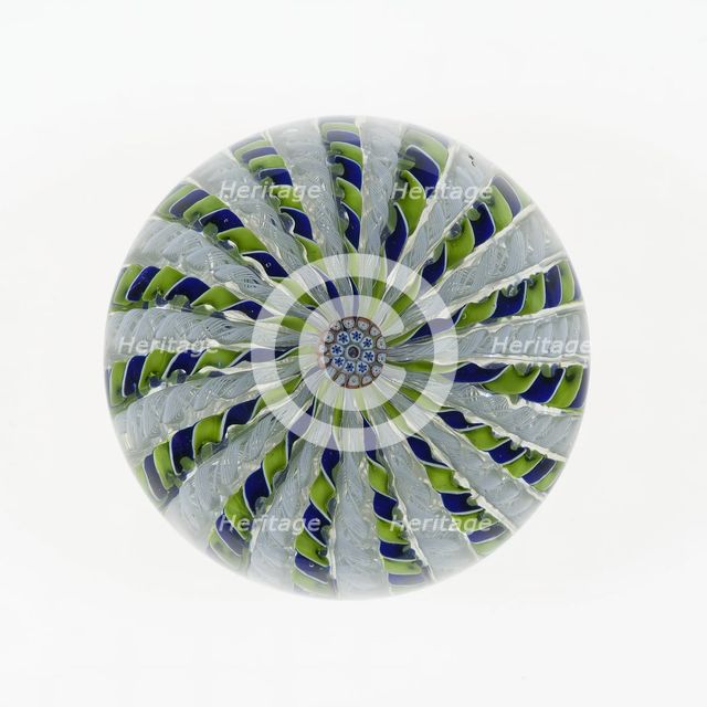 Paperweight, France, c. 1845/60. Creator: Saint-Louis Glassworks.