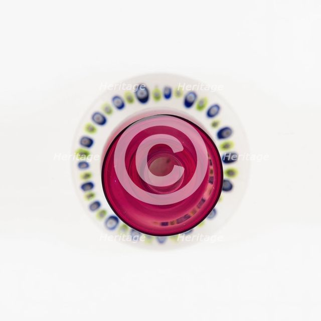Paperweight, France, c. 1845-60. Creator: Saint-Louis Glassworks.