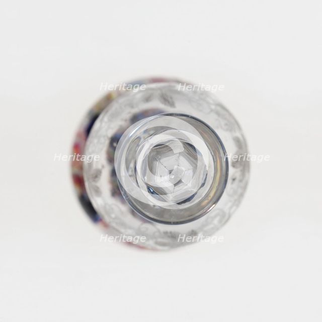 Paperweight, France, c. 1845-60. Creator: Saint-Louis Glassworks.