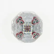 Paperweight, France, c. 1845-60. Creator: Saint-Louis Glassworks