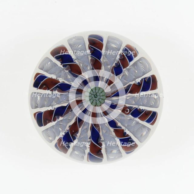 Paperweight, France, c. 1845-60. Creator: Saint-Louis Glassworks.